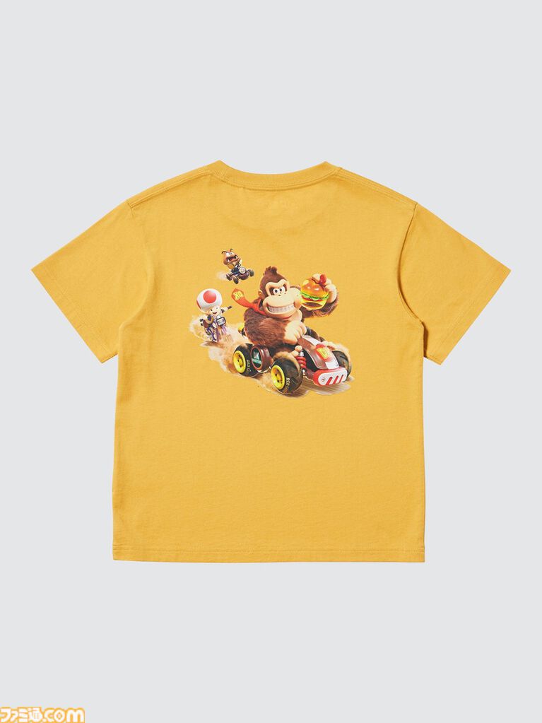 『マリオカート ワールド』Tシャツがユニクロから発売。レトロ風2Dイラストや3Dグラフィック、ゲーム中に登場するステッカーなどをプリントしたマリオファン垂涎のデザイン