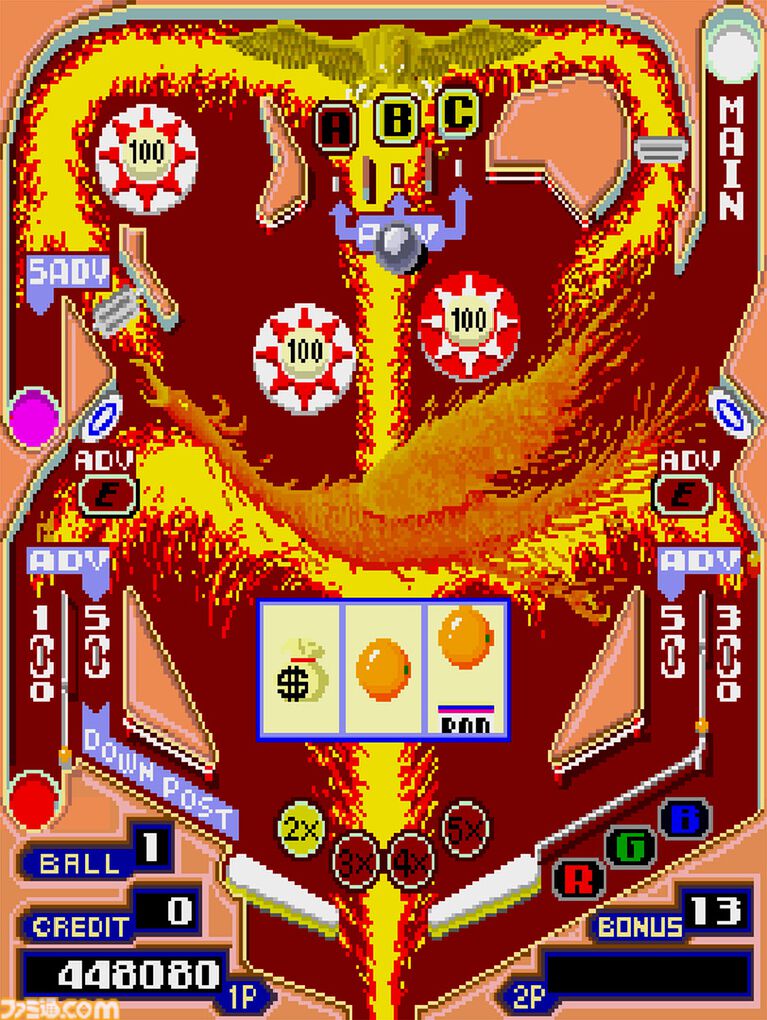 【アケアカ】『ピンボールアクション』が復刻。1985年の名作ピンボールにタイムアタックや巻き戻し機能搭載、8月13日発売