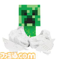 『マイクラ』帯電クリーパーとゴールドスティーブのスクイーズが発売。ブロックを削る発掘キットやエンダーマンのセンサーライトなど全7アイテムが予約受付中