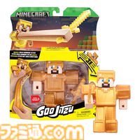 『マイクラ』帯電クリーパーとゴールドスティーブのスクイーズが発売。ブロックを削る発掘キットやエンダーマンのセンサーライトなど全7アイテムが予約受付中