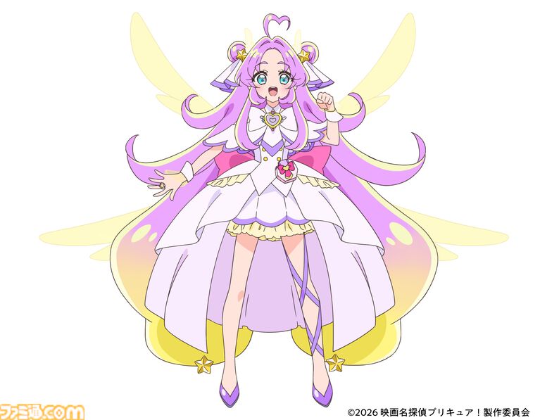 『名探偵プリキュア!』キュアアルカナの新たな姿が解禁。黒基調から白基調へフォームチェンジし、変身前のペンダントにも変化。キュアアンサーら4人の新フォームも公開