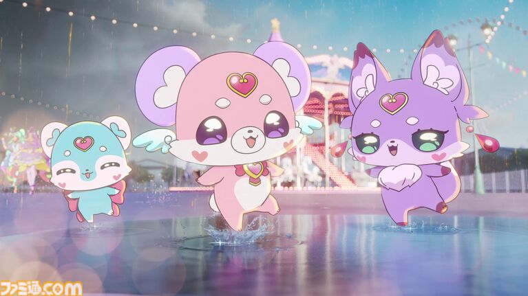 『名探偵プリキュア!』キュアアルカナの新たな姿が解禁。黒基調から白基調へフォームチェンジし、変身前のペンダントにも変化。キュアアンサーら4人の新フォームも公開