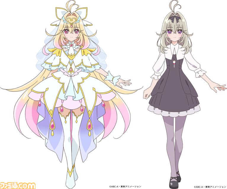 『名探偵プリキュア!』キュアアルカナの新たな姿が解禁。黒基調から白基調へフォームチェンジし、変身前のペンダントにも変化。キュアアンサーら4人の新フォームも公開