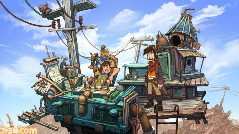 『Deponia』がSteamにて無料配布中。ゴミ山暮らしの青年の奮闘をカートゥーン調グラフィックで描く“非常に好評”のコメディアドベンチャー