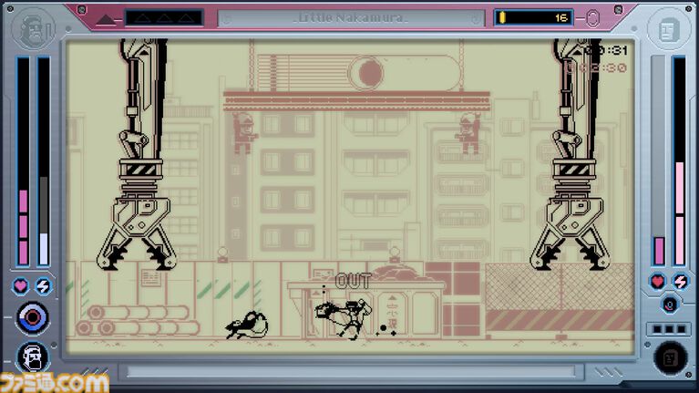 ゲーム&ウォッチ風レトロアクションシューティング『Future Knight』配信開始。“俳優の残骸から作られたロボット”と“自我を持った良性腫瘍”のコンビが人類のため戦う