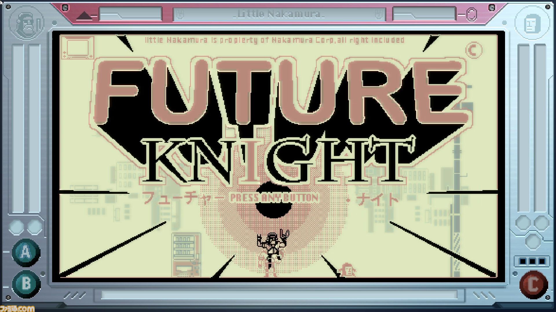 ゲーム&ウォッチ風レトロアクションシューティング『Future Knight』配信開始。“俳優の残骸から作られたロボット”と“自我を持った良性腫瘍”のコンビが人類のため戦う