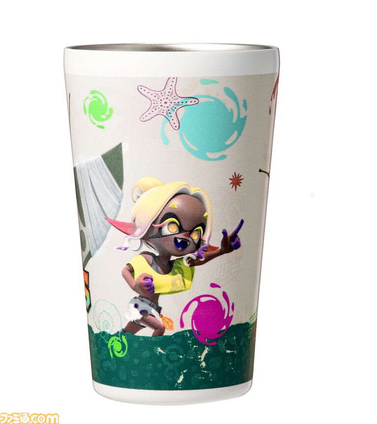 『スプラトゥーン レイダース』イカとタコのブランケットインクッションやすりみ連合のサーモタンブラーが当たる。セブンイレブンでキャンペーンが8月20日10時より開催