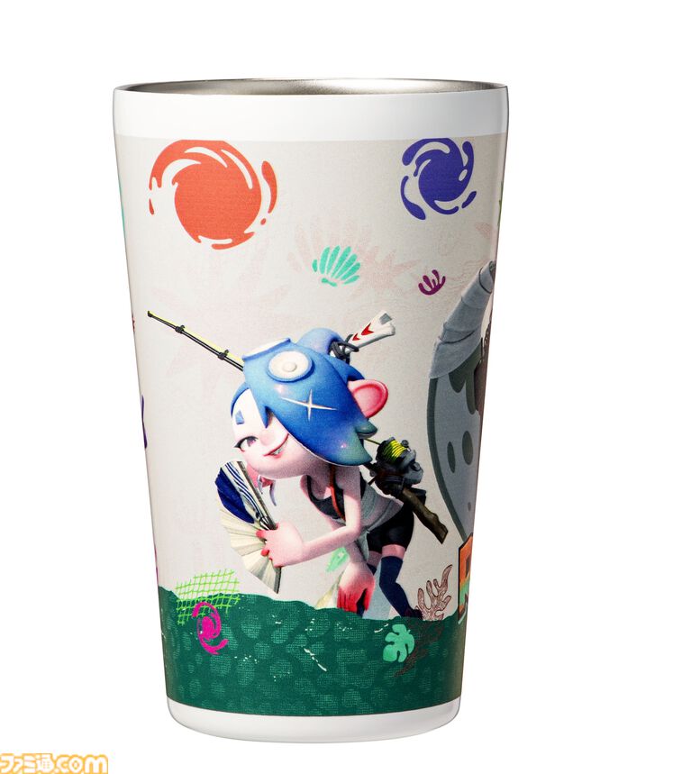 『スプラトゥーン レイダース』イカとタコのブランケットインクッションやすりみ連合のサーモタンブラーが当たる。セブンイレブンでキャンペーンが8月20日10時より開催