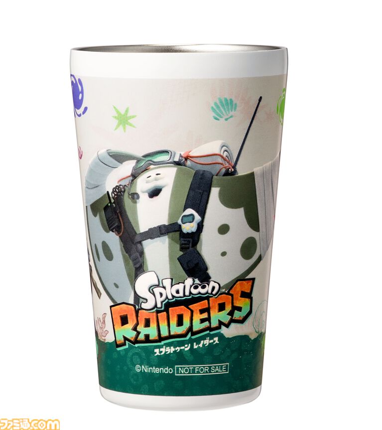 『スプラトゥーン レイダース』イカとタコのブランケットインクッションやすりみ連合のサーモタンブラーが当たる。セブンイレブンでキャンペーンが8月20日10時より開催
