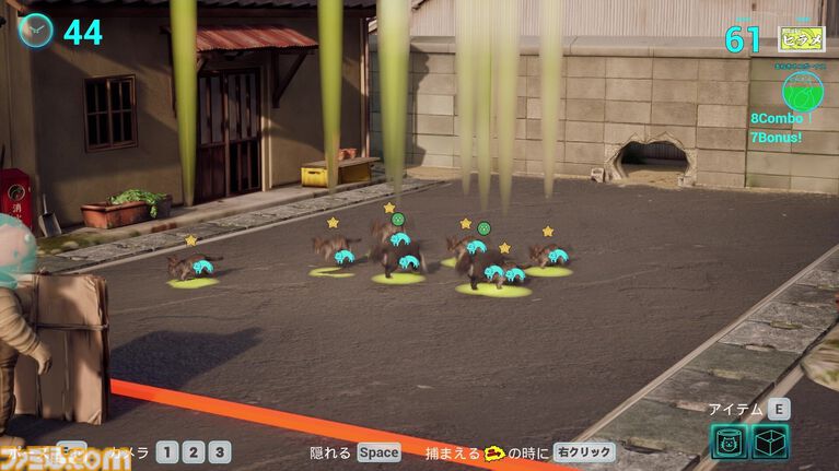 ネコ集めアクション『キャットニャーティレーション』本日(8/17)より無料配信。“だるまさんが転んだ”風ルールで、姿を潜めて驚かせネコをキャプチャーしよう