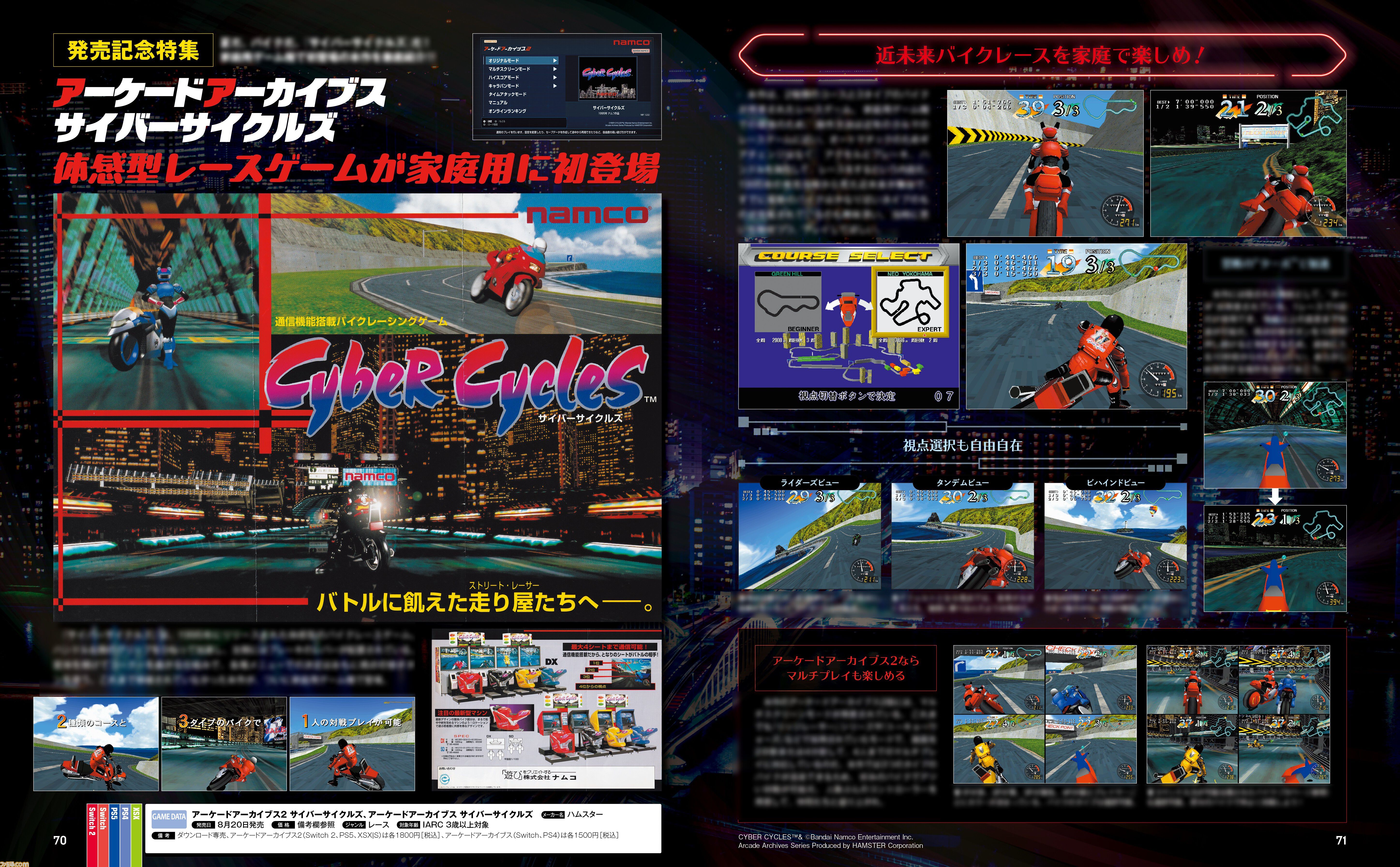 画像ページ (1/6) 『サイバーサイクルズ』発売記念特集。1995年の