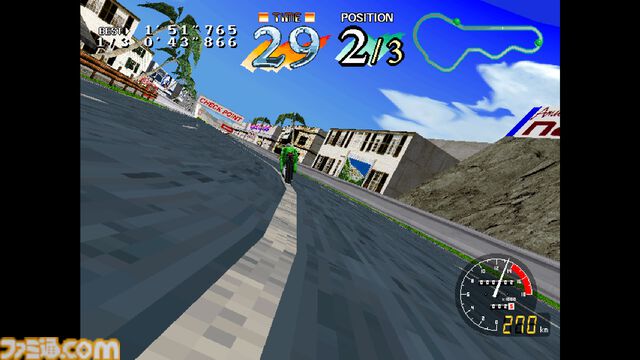 【アケアカ/アケアカ2】『サイバーサイクルズ』8月20日配信。1995年発売のバイク型大型筐体が印象的なレースゲームが現行機で楽しめるように