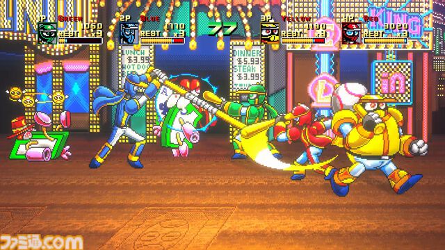 『野球格闘リーグマン Bases Loaded』野球×格闘の異色ベルトスクロールアクションがHDリメイク。新プレイアブルキャラを実装して2026年12月10日発売