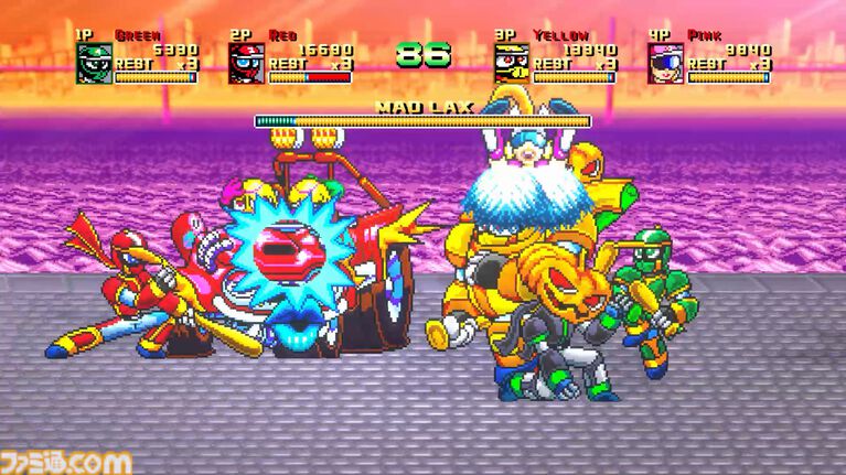 『野球格闘リーグマン Bases Loaded』野球×格闘の異色ベルトスクロールアクションがHDリメイク。新プレイアブルキャラを実装して2026年12月10日発売