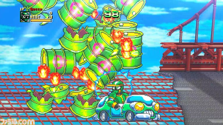 『野球格闘リーグマン Bases Loaded』野球×格闘の異色ベルトスクロールアクションがHDリメイク。新プレイアブルキャラを実装して2026年12月10日発売