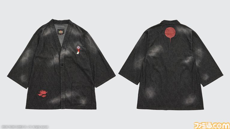 『仁王3』とEDWINがコラボした作務衣風のジャケット、ボトムが本日(8/19)より販売開始。購入特典はすねこすり、木霊などが描かれた熱圧着ワッペン