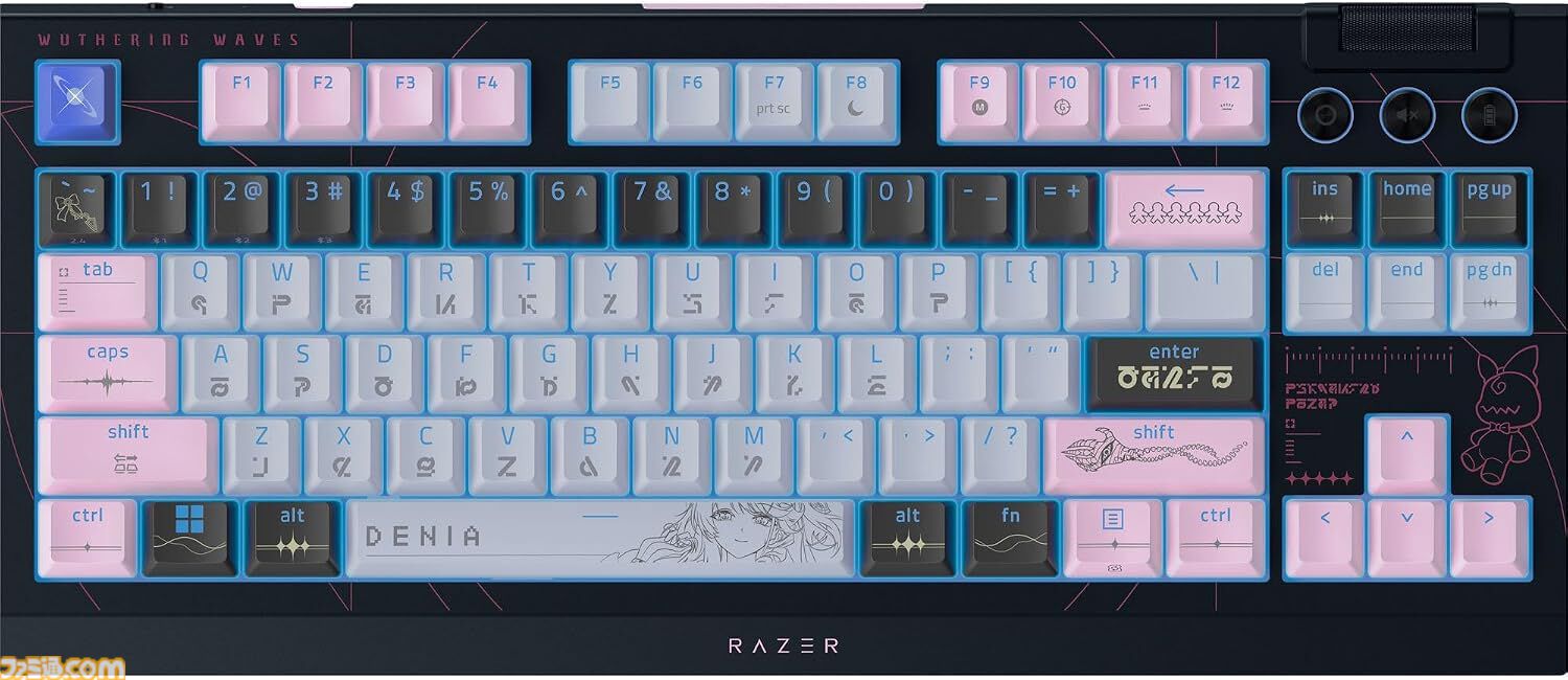鳴潮』“ダーニャ”モデルのRazerキーボード、マウス、ゲーミングチェア