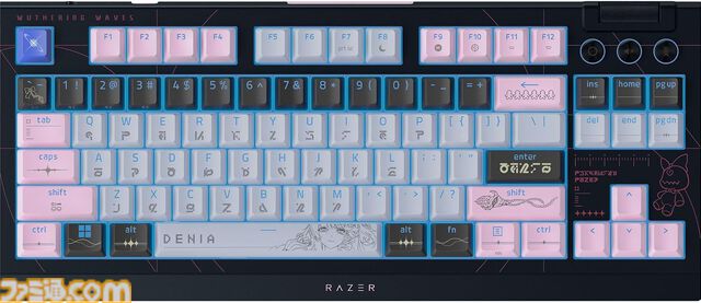 『鳴潮』“ダーニャ”モデルのRazerキーボード、マウス、ゲーミングチェア、マウスパッドの国内向け予約販売が開始