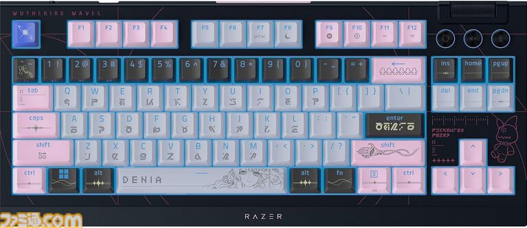 『鳴潮』“ダーニャ”モデルのRazerキーボード、マウス、ゲーミングチェア、マウスパッドの国内向け予約販売が開始