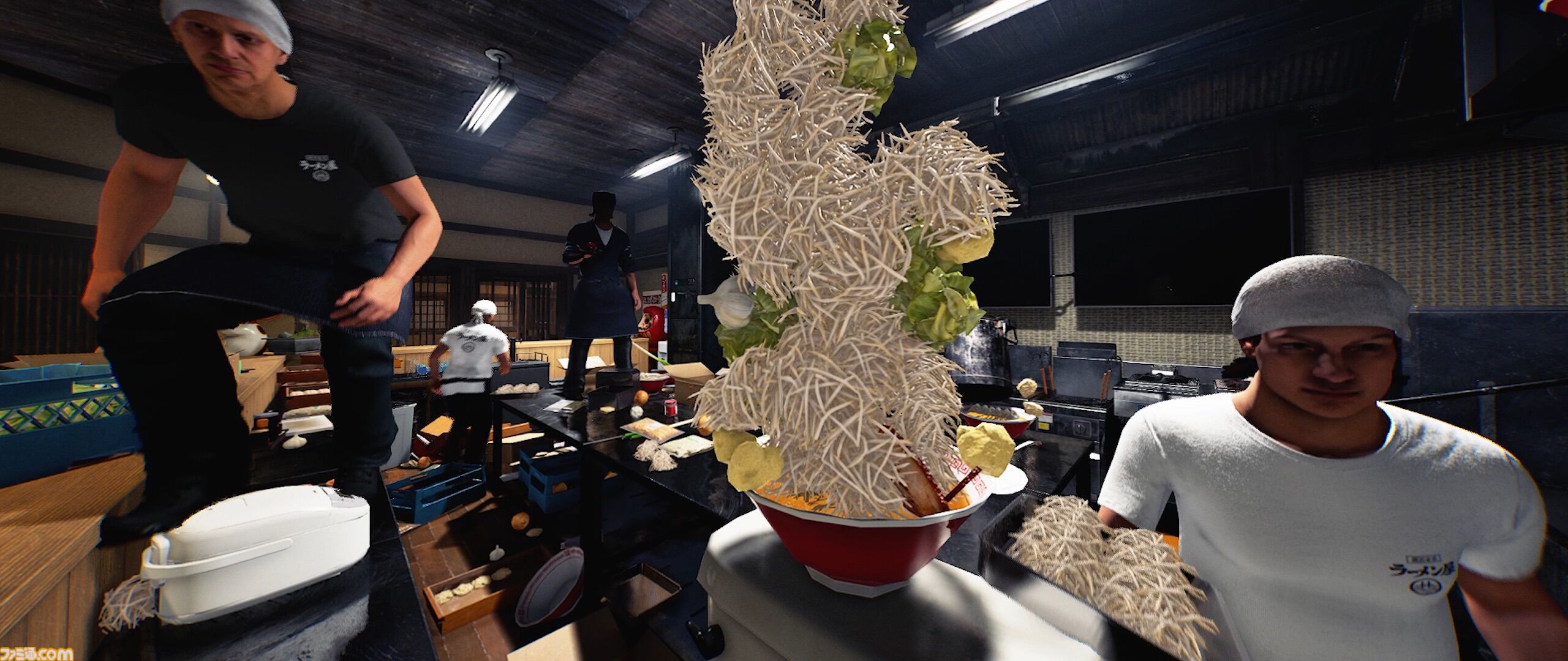『Japanese Ramen Simulator』こだわりのラーメンで繁盛店を目指せ。仕込みから片付けまで、ラーメン店のすべてが体験できるマルチプレイ対応経営シミュが9月発売