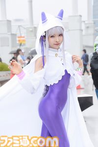 【コミケ108】『NIKKE』水着シンデレラ、『アズレン』RQニュージャージー、『スト6』不知火舞に『モンハン』モンちゃんまで……豪雨にも負けず、個性派コスプレイヤーが大集結