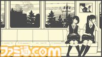 『彼女は知らない』1999年の女子高生ふたりの“とある一日”をモノトーン調で描くビジュアルノベル、Steamページ公開。ノスタルジックでどこか物憂げな雰囲気が漂う