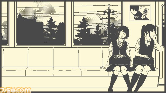 『彼女は知らない』1999年の女子高生ふたりの“とある一日”をモノトーン調で描くビジュアルノベル、Steamページ公開。ノスタルジックでどこか物憂げな雰囲気が漂う