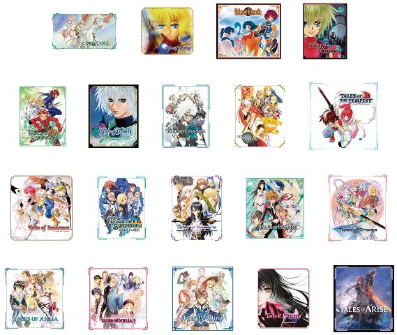 『テイルズ オブ』歴代パッケージビジュアルをデザインしたTシャツが8/29より発売。『デスティニー』や『アライズ』など全19種がラインアップ