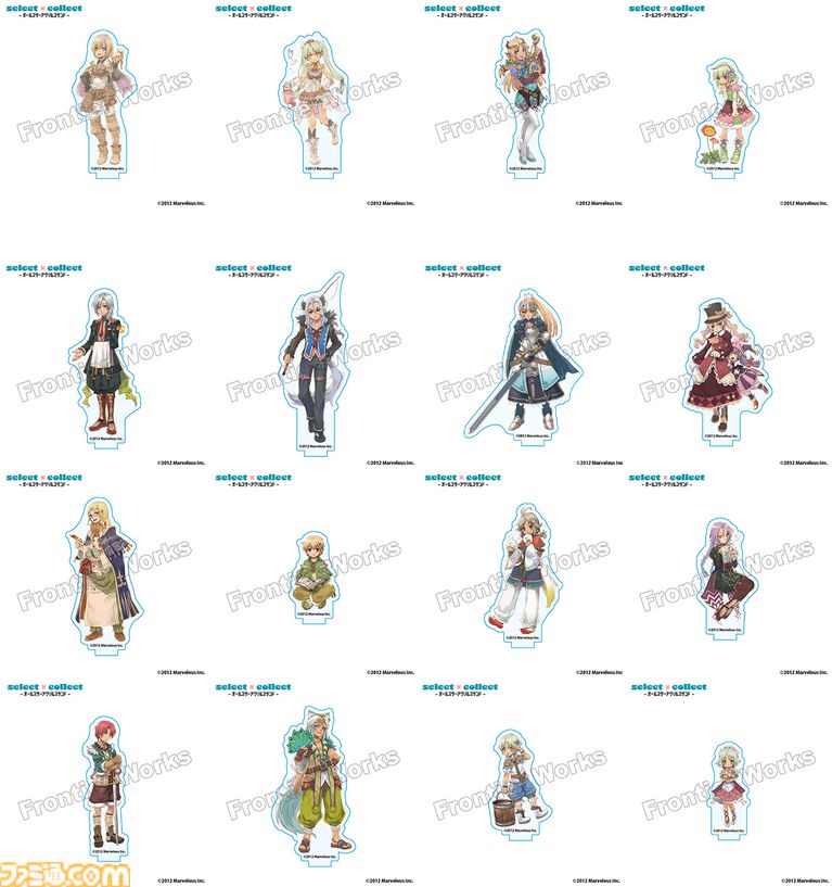 『ルーンファクトリー』シリーズの新作アクスタ【全181種】が受注開始。『新牧場物語』から『ルンファク5』まで。過去に販売された全163種のアクスタも再販