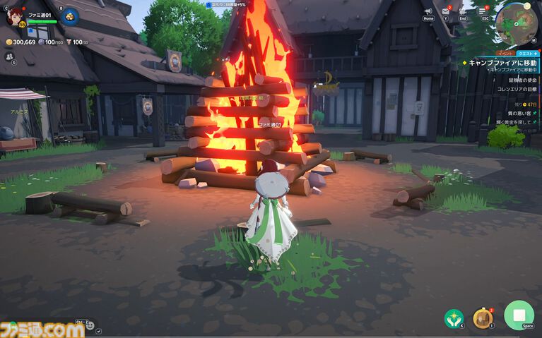 『マビノギモバイル』癒し系生活MMORPGの金字塔『マビノギ』の雰囲気はそのまま。たき火を眺めて癒されるやさしい世界【体験会リポート】