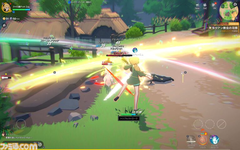 『マビノギモバイル』癒し系生活MMORPGの金字塔『マビノギ』の雰囲気はそのまま。たき火を眺めて癒されるやさしい世界【体験会リポート】