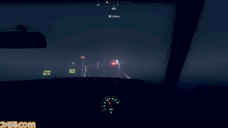 『DRIVE IN THE RAIN』雨の高速道路を運転しながら少女の“霊障”を解くホラーアドベンチャー。危険運転を行うと霊障はプレイヤーにも牙を剥く