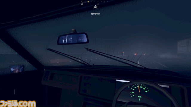 『DRIVE IN THE RAIN』雨の高速道路を運転しながら少女の“霊障”を解くホラーアドベンチャー。危険運転を行うと霊障はプレイヤーにも牙を剥く