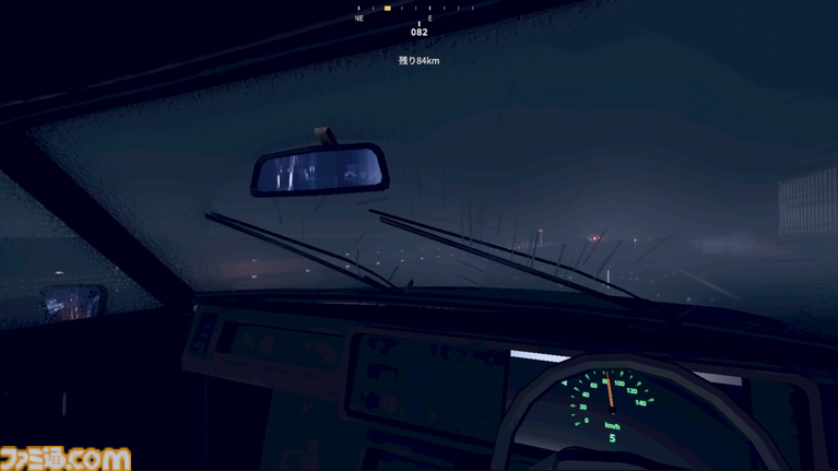 『DRIVE IN THE RAIN』雨の高速道路を運転しながら少女の“霊障”を解くホラーアドベンチャー。危険運転を行うと霊障はプレイヤーにも牙を剥く