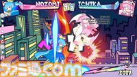 『マジカルラプチャー』カートゥーン風な魔法少女が戦う2D格ゲーの体験版が配信中。方向キーとボタンの組み合わせで魔法をくり出すお手軽バトル