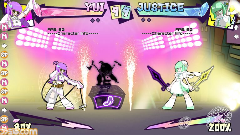 『マジカルラプチャー』カートゥーン風な魔法少女が戦う2D格ゲーの体験版が配信中。方向キーとボタンの組み合わせで魔法をくり出すお手軽バトル