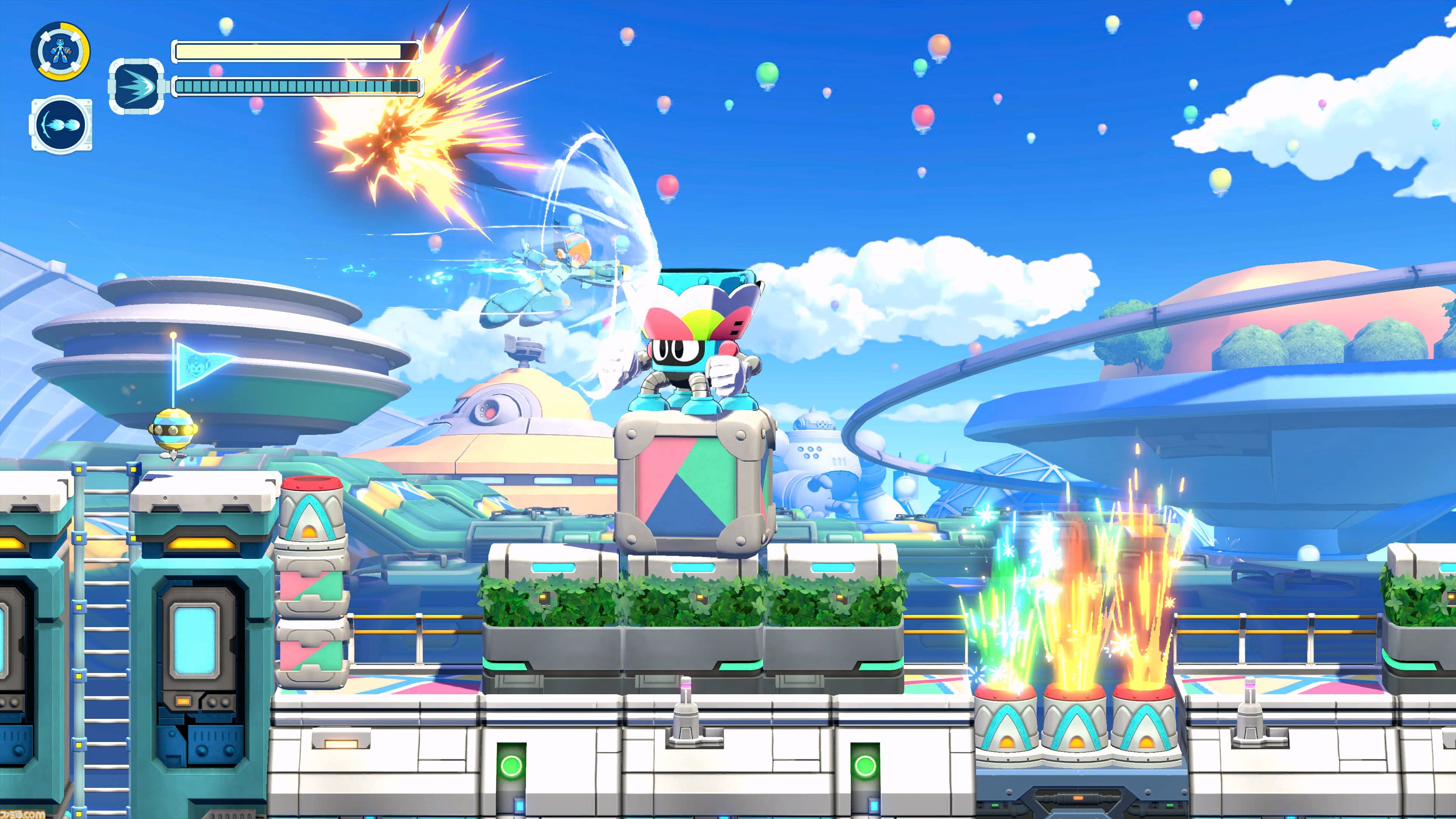 『ロックマン： デュアル オーバーライド』先行プレイ。新ボス1体目のトゥインクルガールちゃんがかわいい。変形するロックマンの新たな姿は限界突破の切り札