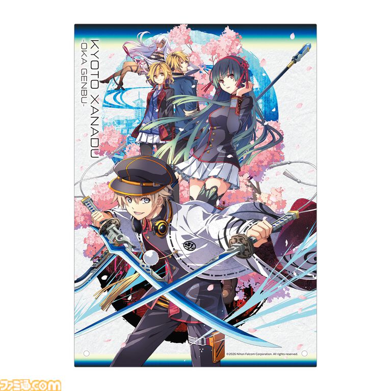 『亰都ザナドゥ』ゲームビジュアルをモチーフにした特製御朱印帳が発売。CDジャケット風アクキー、BIGアクスタ、A4アクリルプレートなど新作グッズの予約受付が開始