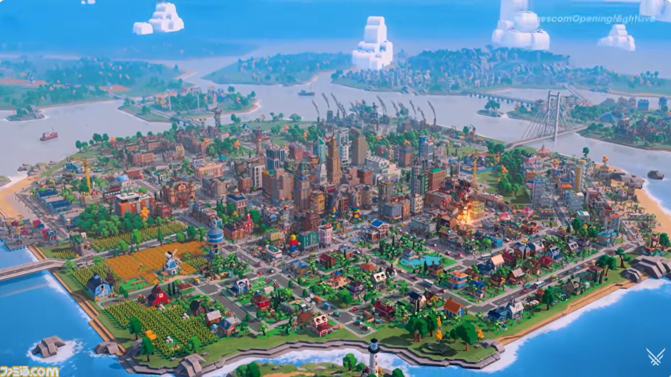 『LEGO Skylines』が発表。都市開発シミュレーション『シティーズ：スカイライン』がレゴになった【gamescom 2026】