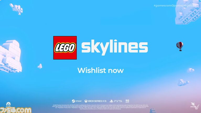 『LEGO Skylines』が発表。都市開発シミュレーション『シティーズ：スカイライン』がレゴになった【gamescom 2026】