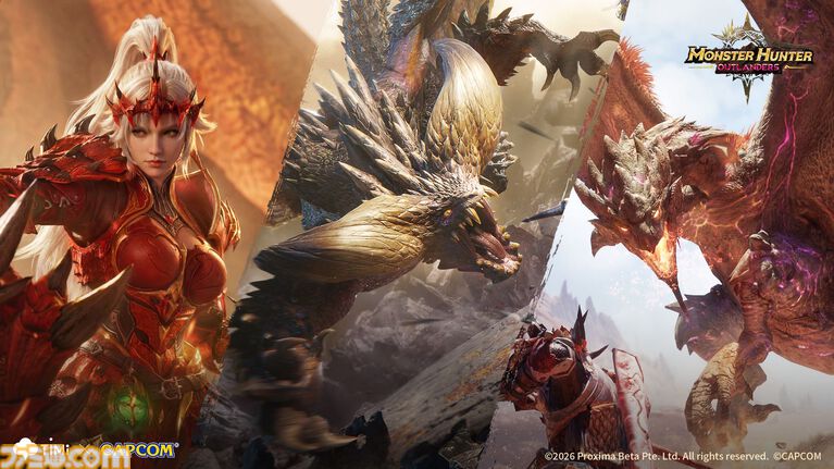 『モンハンアウトランダーズ』新映像で古龍種“ルガ・エアルダ”がお披露目。各ストアでは事前登録もスタート【gamescom 2026】