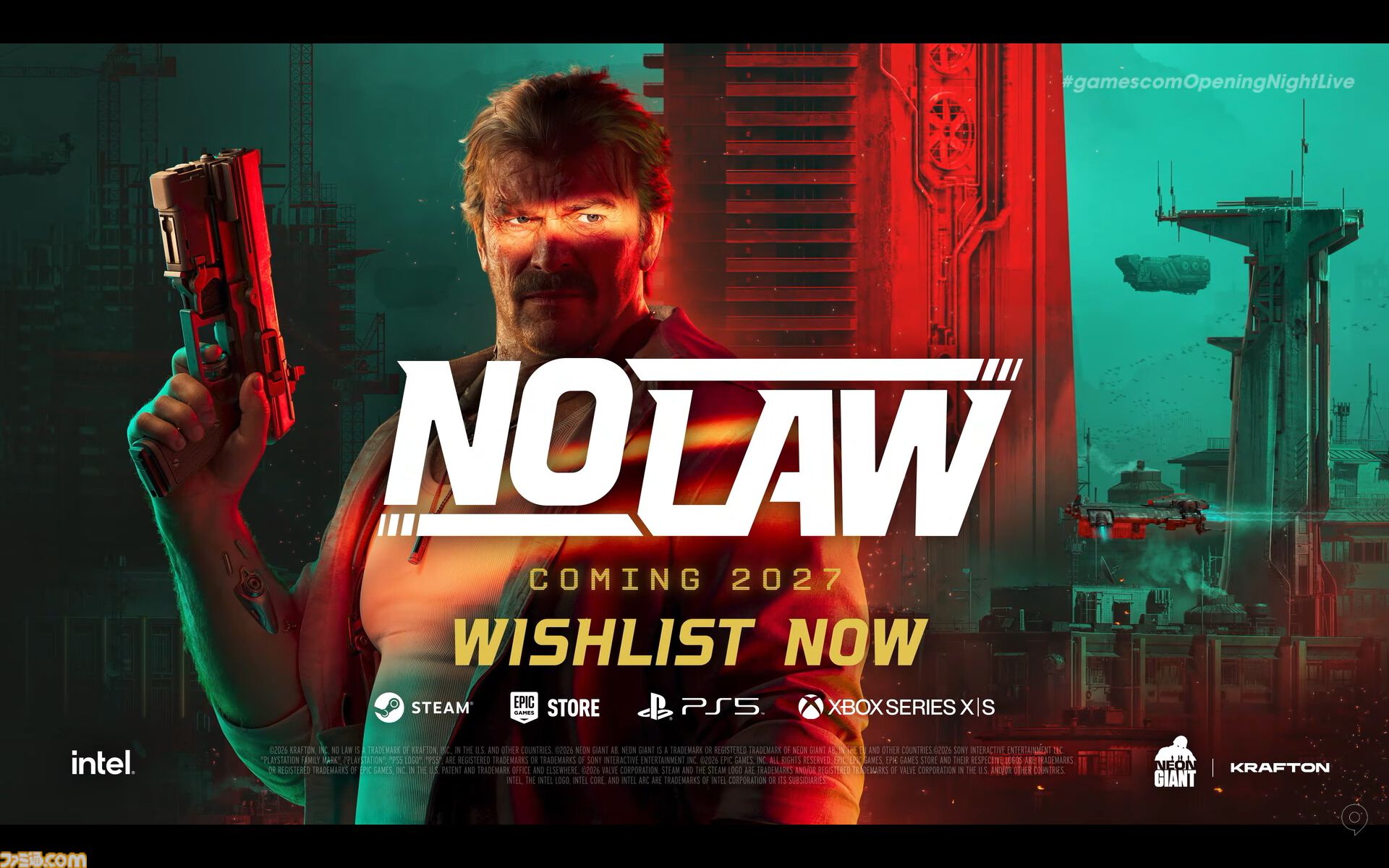バイオレンス・サイバーパンクアクションRPG『NO LAW』2027年に発売。ドロップキックや残虐ガジェットでやりたい放題【gamescom 2026】