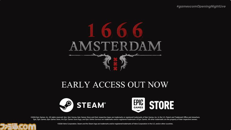 『1666: Amsterdam』アーリーアクセスが開始。1666年のアムステルダムを舞台にしたアクションアドベンチャーゲーム【gamescom 2026】