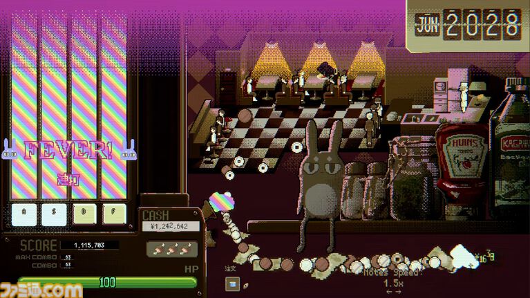 音ゲー×経営シミュ×ローグライトな『Fuwa! Fuwa! Omurice Simulator Roguelite』のストアページが公開。荒れ狂う資本主義をリズムと戦略で生き残る