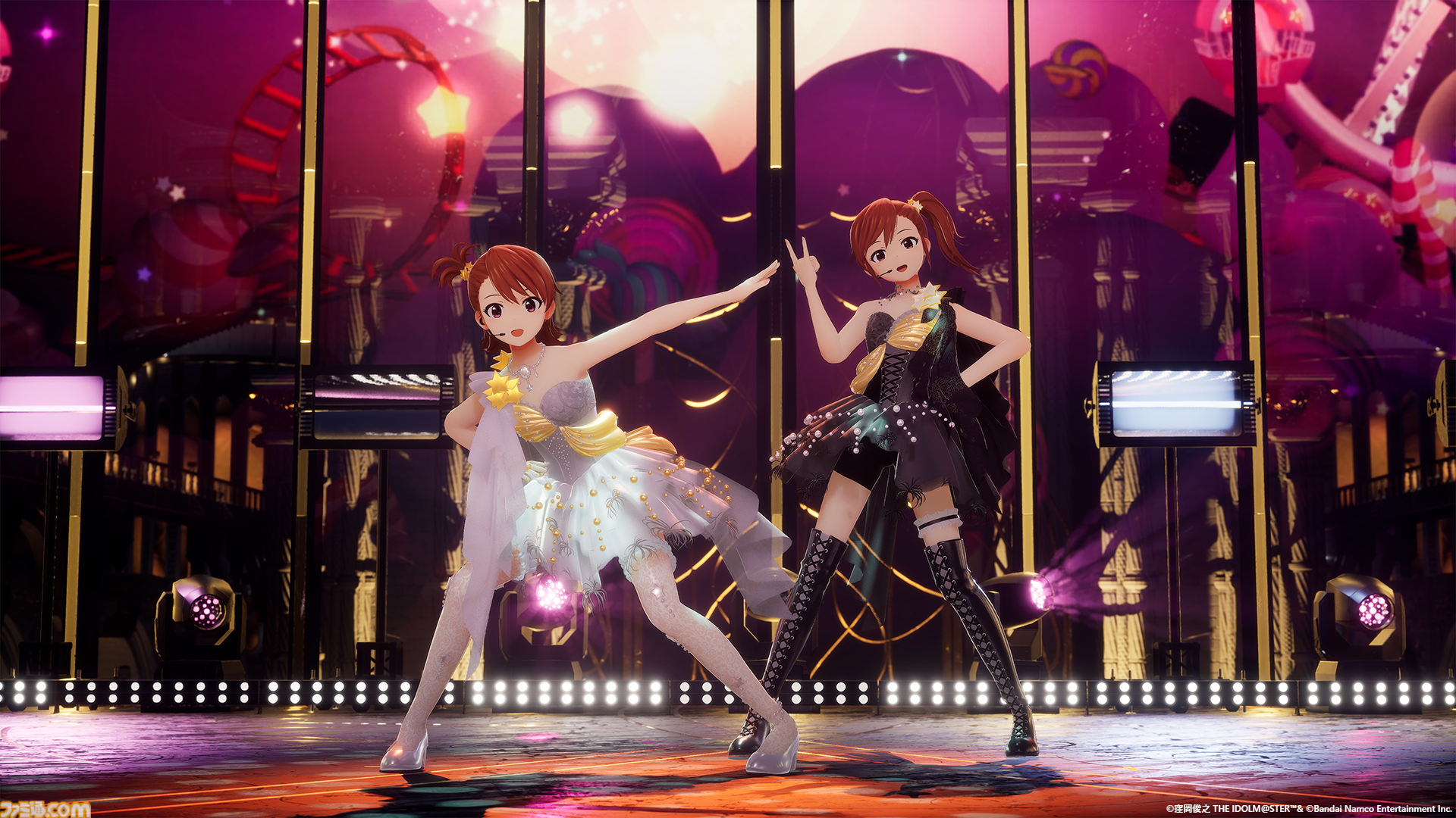 『アイマス』双海亜美・真美 twin live“ふたごぼしのつばさ”東京公演リポート。全曲ふたりでのステージで、新曲『北極星をズラしちゃえ！』でも一体感のあるパフォーマンスを披露。