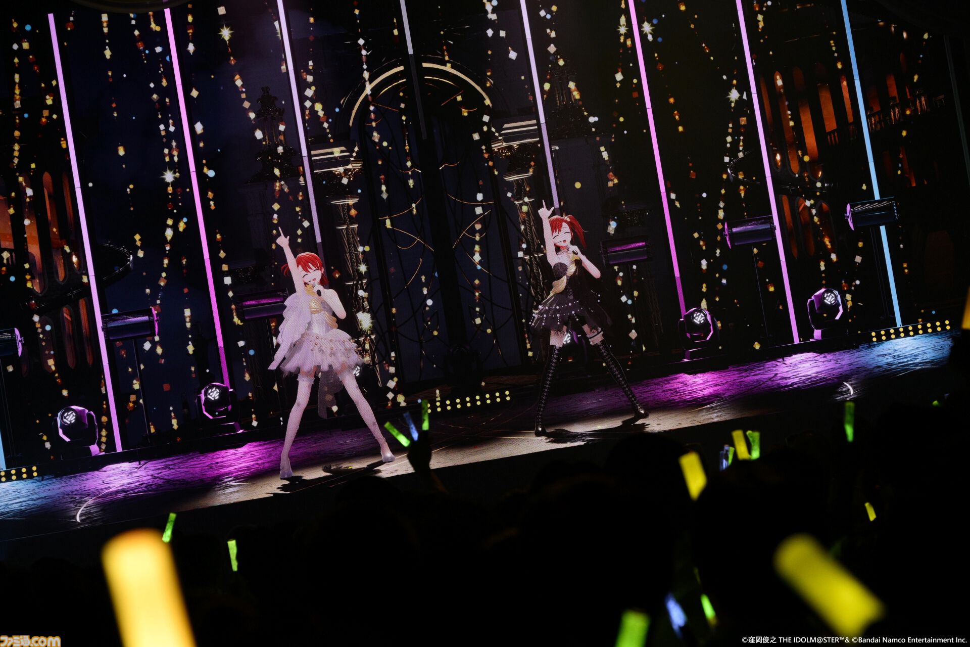 『アイマス』双海亜美・真美 twin live“ふたごぼしのつばさ”東京公演リポート。全曲ふたりでのステージで、新曲『北極星をズラしちゃえ！』でも一体感のあるパフォーマンスを披露。