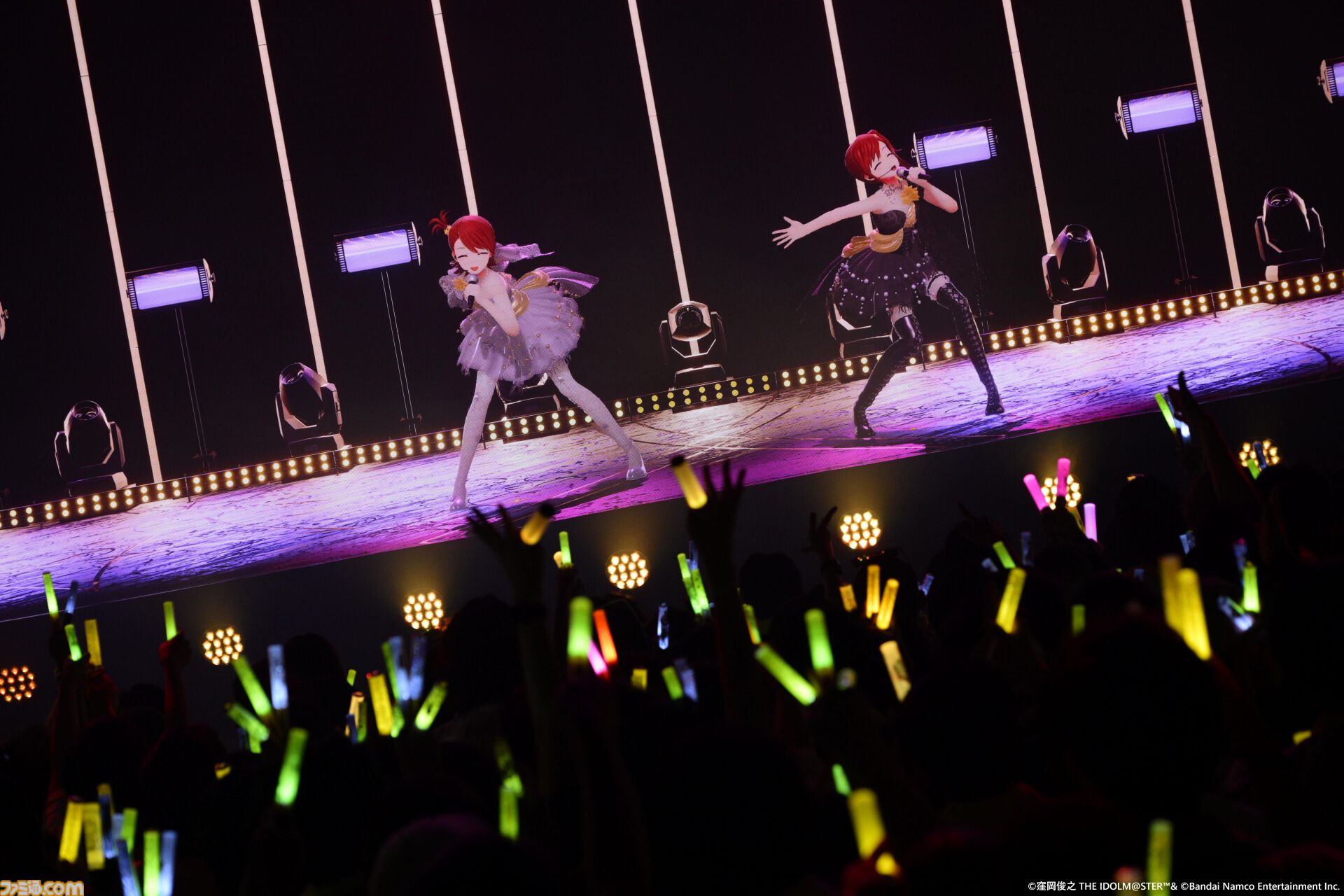 『アイマス』双海亜美・真美 twin live“ふたごぼしのつばさ”東京公演リポート。全曲ふたりでのステージで、新曲『北極星をズラしちゃえ！』でも一体感のあるパフォーマンスを披露。