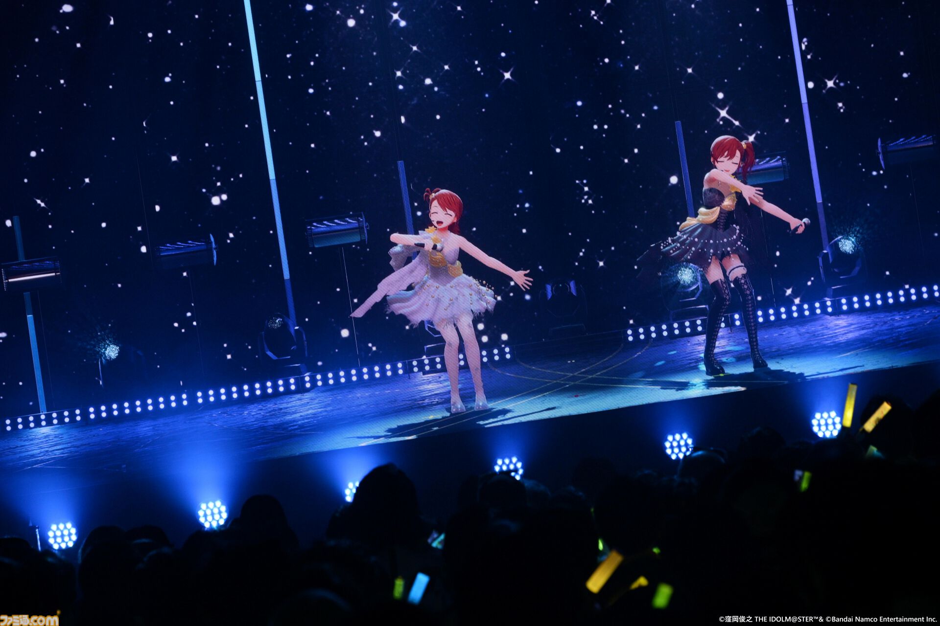 『アイマス』双海亜美・真美 twin live“ふたごぼしのつばさ”東京公演リポート。全曲ふたりでのステージで、新曲『北極星をズラしちゃえ！』でも一体感のあるパフォーマンスを披露。