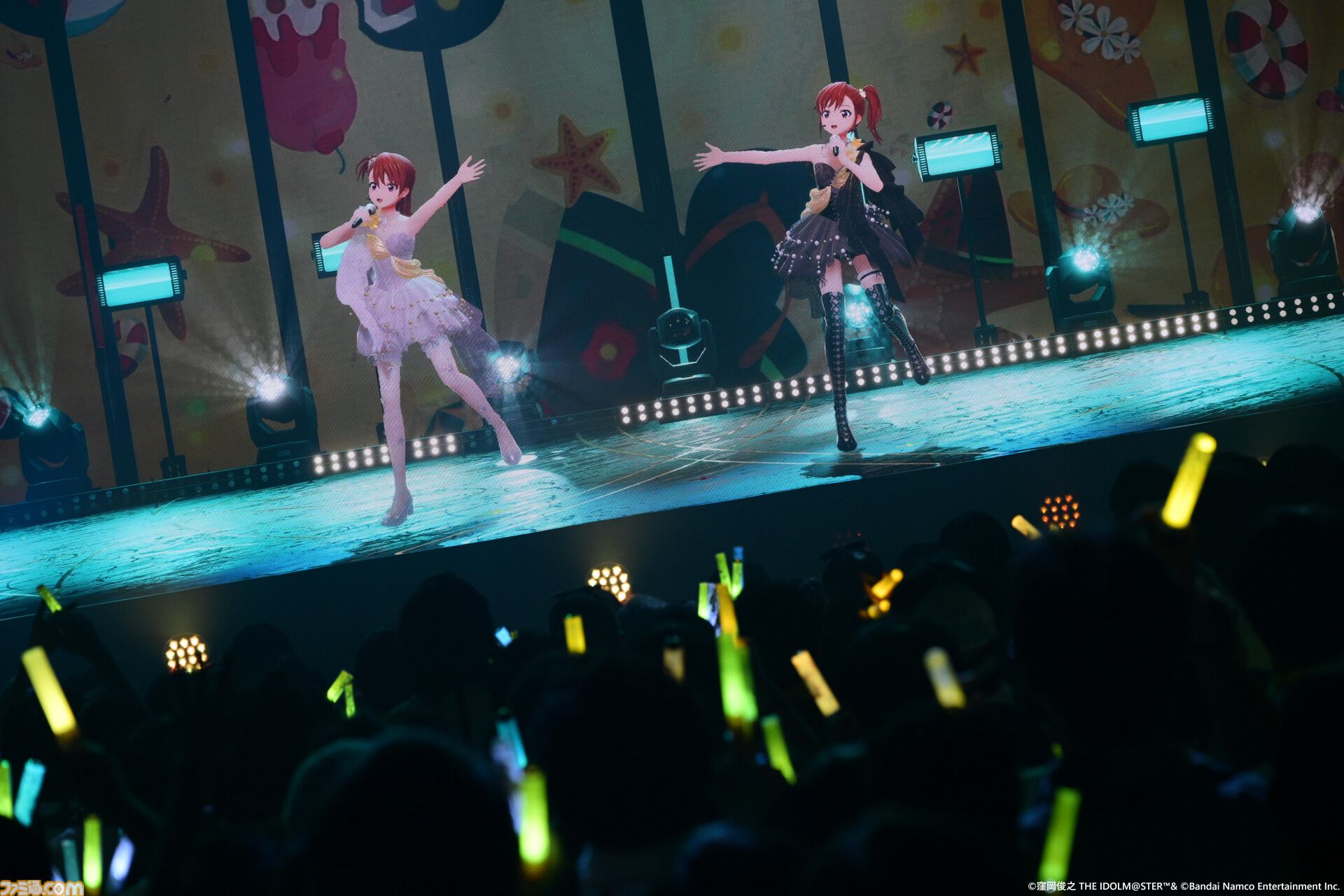 『アイマス』双海亜美・真美 twin live“ふたごぼしのつばさ”東京公演リポート。全曲ふたりでのステージで、新曲『北極星をズラしちゃえ！』でも一体感のあるパフォーマンスを披露。