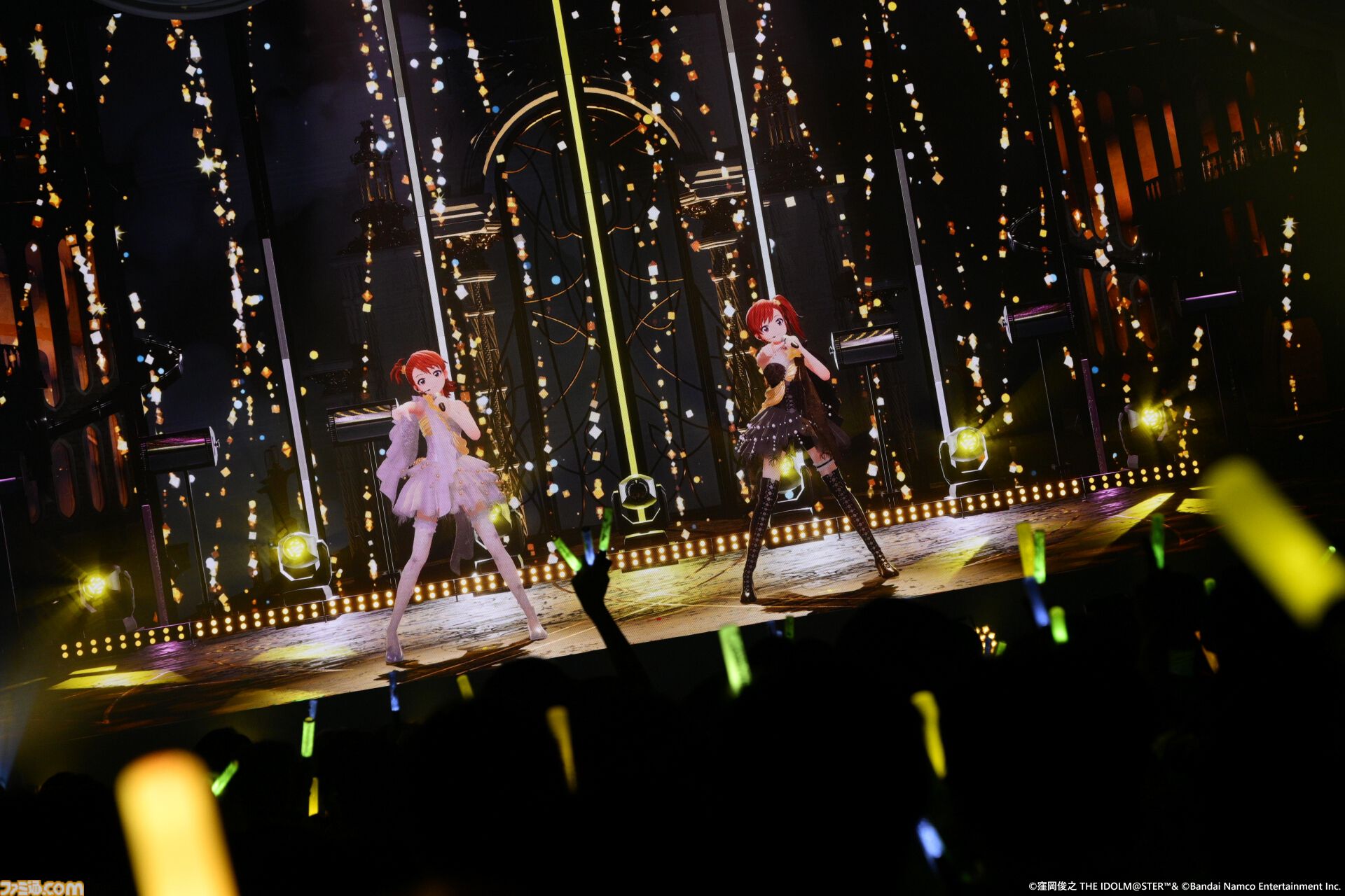 『アイマス』双海亜美・真美 twin live“ふたごぼしのつばさ”東京公演リポート。全曲ふたりでのステージで、新曲『北極星をズラしちゃえ！』でも一体感のあるパフォーマンスを披露。